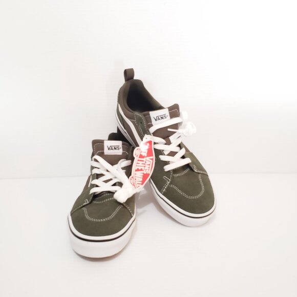 YOUTH'S VANS OFF THE WALL OLIVE GREEN OLD SKOOL SKATEBOARD SHOES - HAML14 - Picture 3 of 8